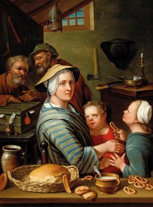 Kücheninterieur mit Figuren von Johann Gerlach Lambert