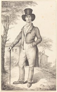 Der Oberste Regierungsrevisor Rudolf Schadow (Der Bruder des Künstlers) von Johann Gottfried Schadow