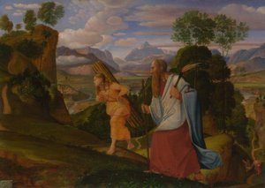 Abraham und Isaak, 1817