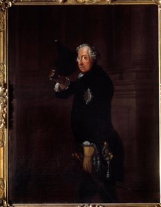 Porträt von Friedrich II., genannt Friedrich der Große, König von Preußen (1712-1786) von Johann Heinrich Francke