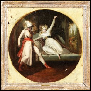 Leonora entdeckt Alonzos Dolch von Johann Heinrich Füssli