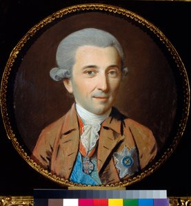 Porträt von Prinz Nikolai Iwanowitsch Saltykow von Johann Heinrich Schmidt