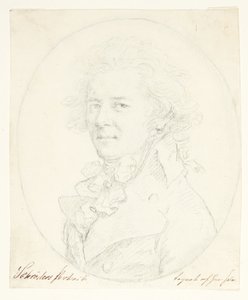 Selbstporträt(?) von Johann Heinrich Schroder