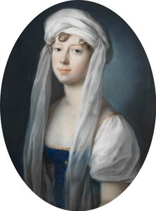 Großfürstin Maria Pawlowna Romanowa von Russland als Erbprinzessin von Sachsen-Weimar-Eisenach im Jahr 1806 von Johann Heinrich Schroder