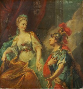 Aeneas vor Dido