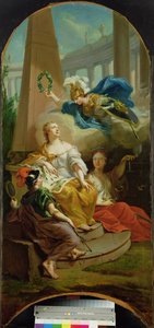 Allegorie, die die erfolgreiche Herrschaft der Landgrafen von Hessen-Kassel darstellt, 1764