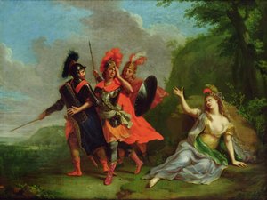 Carlo und Ubaldo entreißen Rinaldo den Armen von Armida, 1783