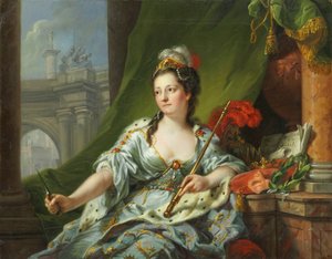 Die Muse Melpomene (die neun Musen, 1771)