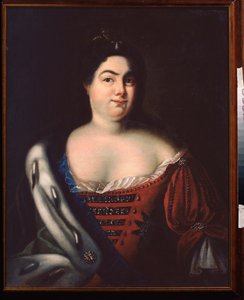 Porträt der Kaiserin Katharina I. von Russland von Johann Heinrich Wedekind