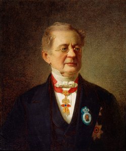 Porträt des Kanzlers Prinz Alexander M. Gortschakow, 1867 von Johann Koler