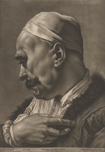 Porträt eines Mannes mit Mütze von Johann Lorenz Haid