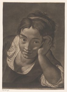 Porträt einer unbekannten jungen Frau von Johann Lorenz Haid