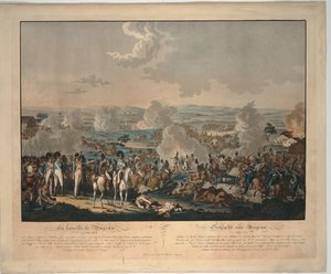 Die Schlacht von Wagram von Johann Lorenz Rugendas the Younger