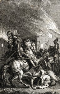 Die Eroberung Thüringens durch Kaiser Adolf von Nassau von Johann Michael Mettenleiter