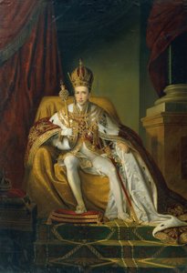 Kaiser Ferdinand I. im Krönungsornat von Johann Nepomuk Ender