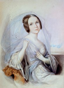 Porträt der Sängerin Henriette Gertrude Sontag, 19. Jahrhundert