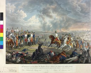 Völkerschlacht bei Leipzig 1813 von Johann Nepomuk Hoechle