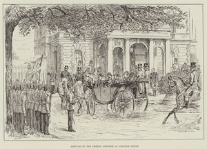 Ankunft des deutschen Kaisers im Osborne House