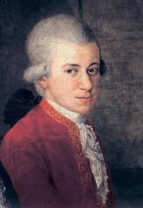 Wolfgang Amadeus Mozart (1756-1791) - (Detail) von Johann Nepomuk della Croce (1736-1819) von Johann Nepomuk della Croce