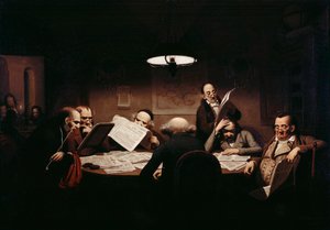 Der Lesesaal von Johann Peter Hasenclever