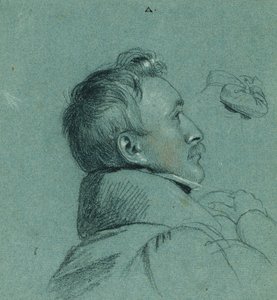 Kopfstudie zu (Rückkehr des Kaisers Franz aus Pressburg) von Johann Peter Krafft