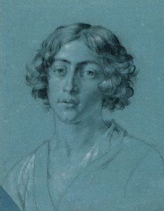Porträtstudie zu "David mit dem Haupt Goliaths" von Johann Peter Krafft