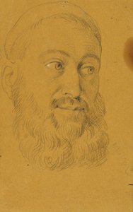Porträtstudie zu Rudolf von Habsburg und der Priester von Johann Peter Krafft