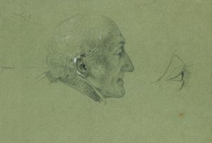 Porträtstudie zur "Heimkehr des Landwehrmannes" (1820)