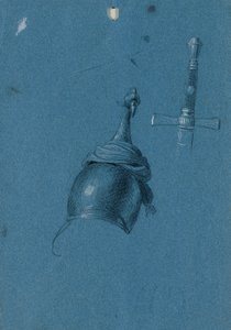 Studie eines Helmes von Johann Peter Krafft