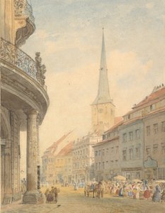 Ansicht von Berlin mit dem Ephraim Palais links, 1847