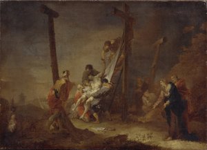 Die Kreuzabnahme von Johann Rosso Januarius Zick