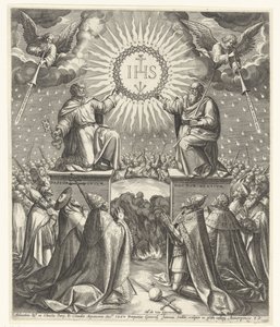 Anbetung des Monogramms Christi