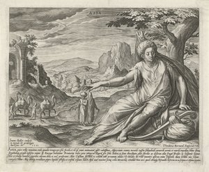 Asien (Die vier Erdteile) von Johann Sadeler (I)