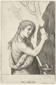 Johannes der Täufer als Kind von Johann Sadeler (I)
