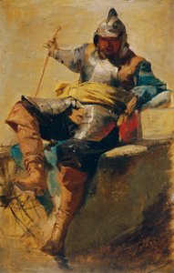 Mann in Rüstung des 17. Jahrhunderts von Johann  Till der Jüngere