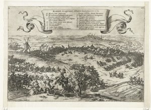 Alva belagert Bergen in Hennegau, 1572 von Johann Wilhelm Baur