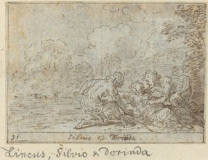 Linco, Silvio und Dorinda von Johann Wilhelm Baur
