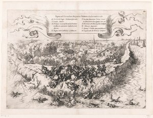 Schlacht bei Oosterweel, 1567 von Johann Wilhelm Baur