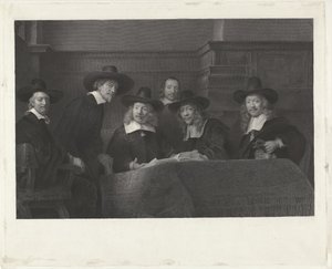 Die Vorsteher der Tuchmacherzunft von Johann Wilhelm Kaiser (I)
