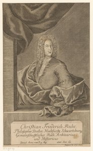 Porträt von Christian Friedrich Ruhe