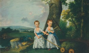 Kinderkleidung: Die Blunt-Jungen, ca. 1767, 1948