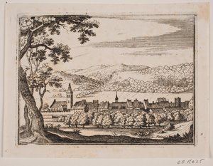 Eine Stadt in einem Tal