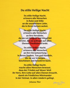 Du stille Heilige Nacht von Johanna Thier