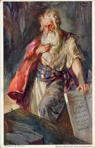 Moses tadelt die Israeliten