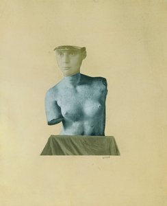 Typisches vertikales Durcheinander als Darstellung des Dada Baargeld - Johannes Theodor Baargeld