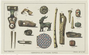 Voorwerpen aus friesischen Terpen (Serie) von Johannes Bijtel