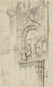 Grabmonument von Engelbrecht I. von Nassau in der Grote Kerk in Breda von Johannes Bosboom