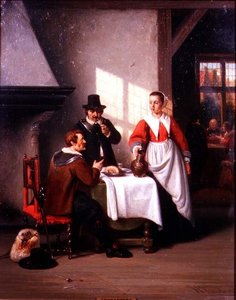 Eine Taverne Innenansicht