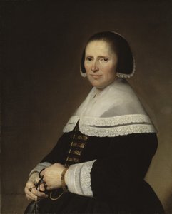 Porträt einer Frau, 1648 von Johannes Cornelisz. Verspronck
