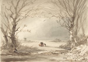 Eine Winterlandschaft, 1854